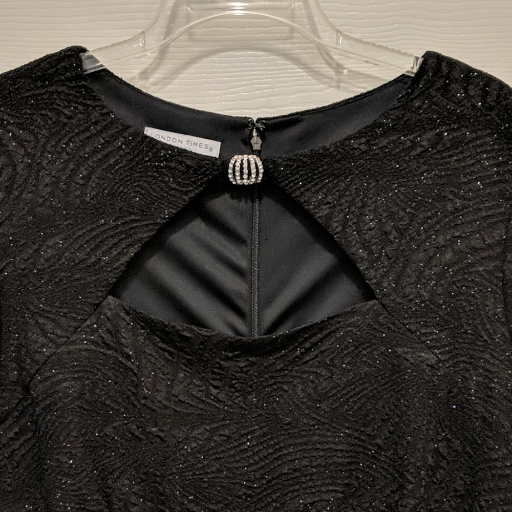 NWT LONDON TIMES WOMAN SPARKLE DRESS - Picture 3 of 8